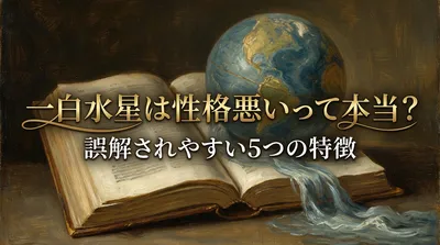 一白水星は性格悪いって本当？誤解されやすい5つの理由と真の魅力を解説！