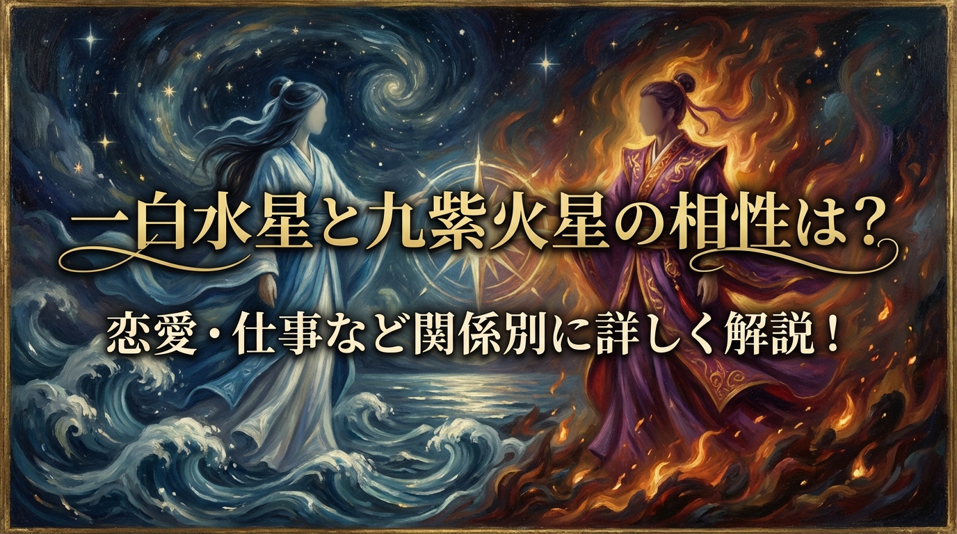 一白水星と九紫火星の相性は？恋愛・仕事など関係別に詳しく解説！