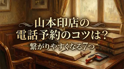 山本印店の電話予約のコツは？繋がりやすくなる7つの方法をご紹介！