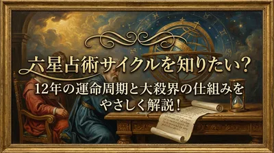 六星占術サイクルを知りたい？12年の運命周期と大殺界の仕組みをやさしく解説！