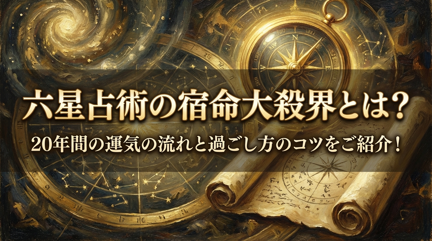 六星占術の宿命大殺界とは？20年間の運気の流れと過ごし方のコツをご紹介！