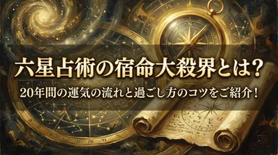 六星占術の宿命大殺界とは？20年間の運気の流れと過ごし方のコツをご紹介！