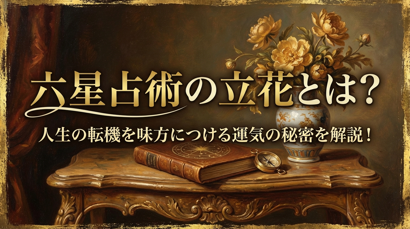 六星占術の立花とは?人生の転機を味方につける運気の秘密を解説!