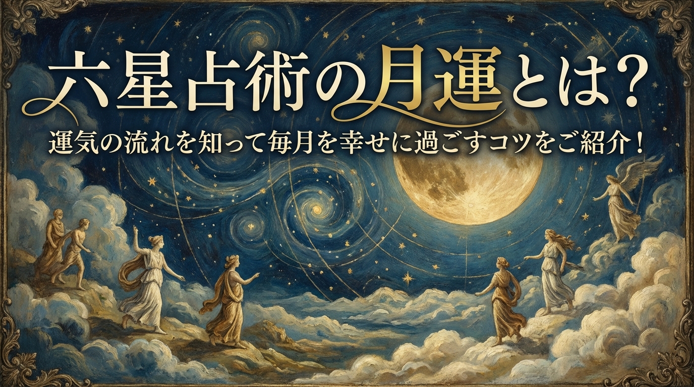 六星占術の月運とは?運気の流れを知って毎月を幸せに過ごすコツをご紹介!