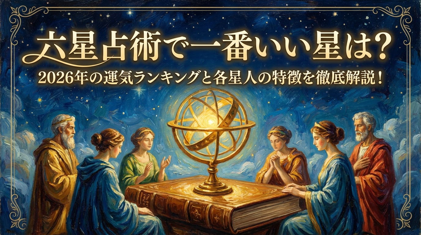 六星占術で一番いい星は？2026年の運気ランキングと各星人の特徴を徹底解説！