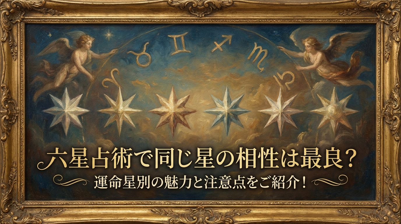 六星占術で同じ星の相性は最良?運命星別の魅力と注意点をご紹介!