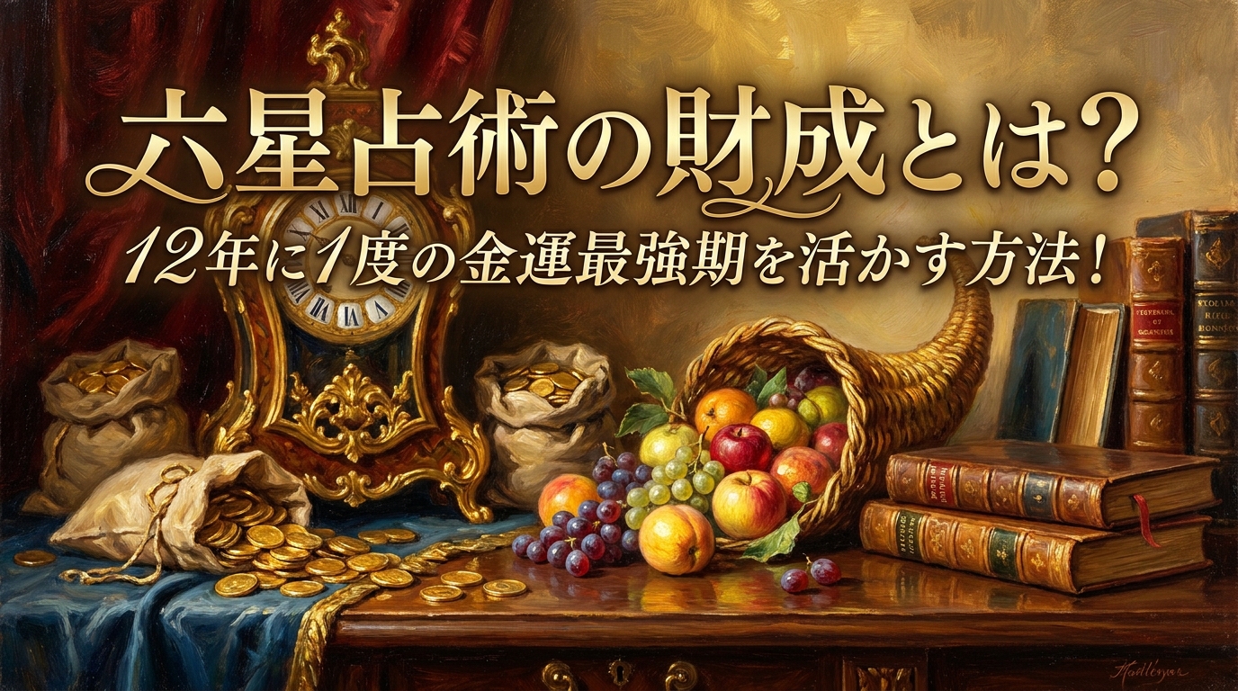 六星占術の財成とは？12年に1度の金運最強期を活かす方法！