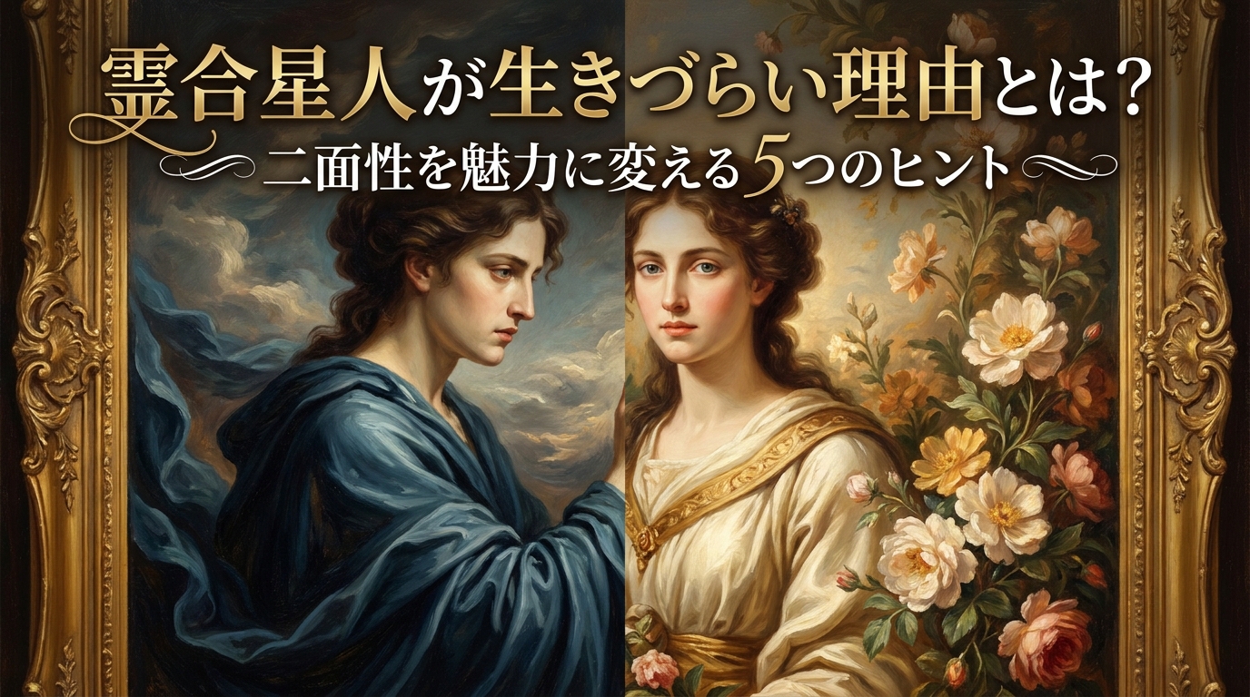 霊合星人が生きづらい理由とは?二面性を魅力に変える5つのヒント