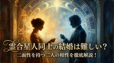 霊合星人同士の結婚は難しい？二面性を持つ二人の相性を徹底解説！