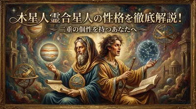木星人霊合星人の性格を徹底解説！二重の個性を持つあなたへ