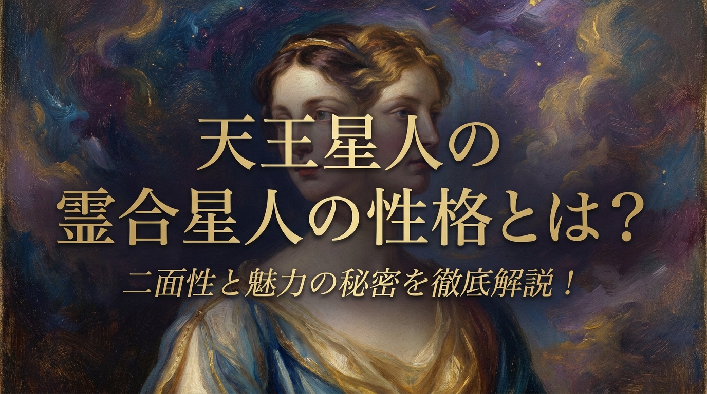 天王星人の霊合星人の性格とは?二面性と魅力の秘密を徹底解説!