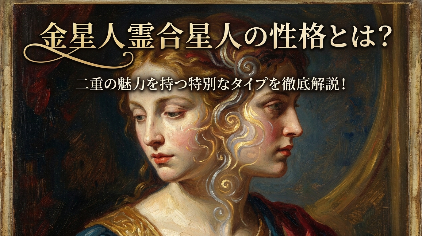 金星人霊合星人の性格とは?二重の魅力を持つ特別なタイプを徹底解説!