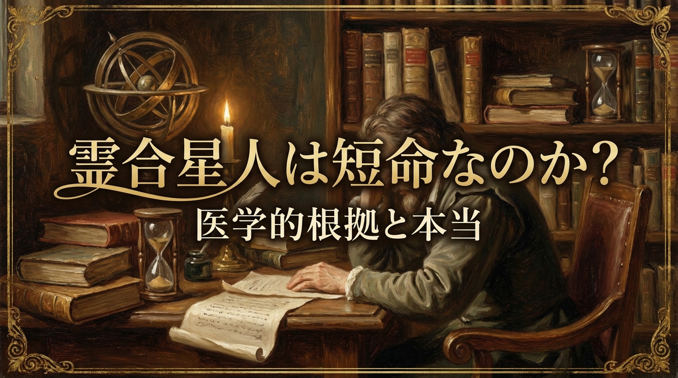 霊合星人は短命なのか?医学的根拠と本当の理由を徹底解説!