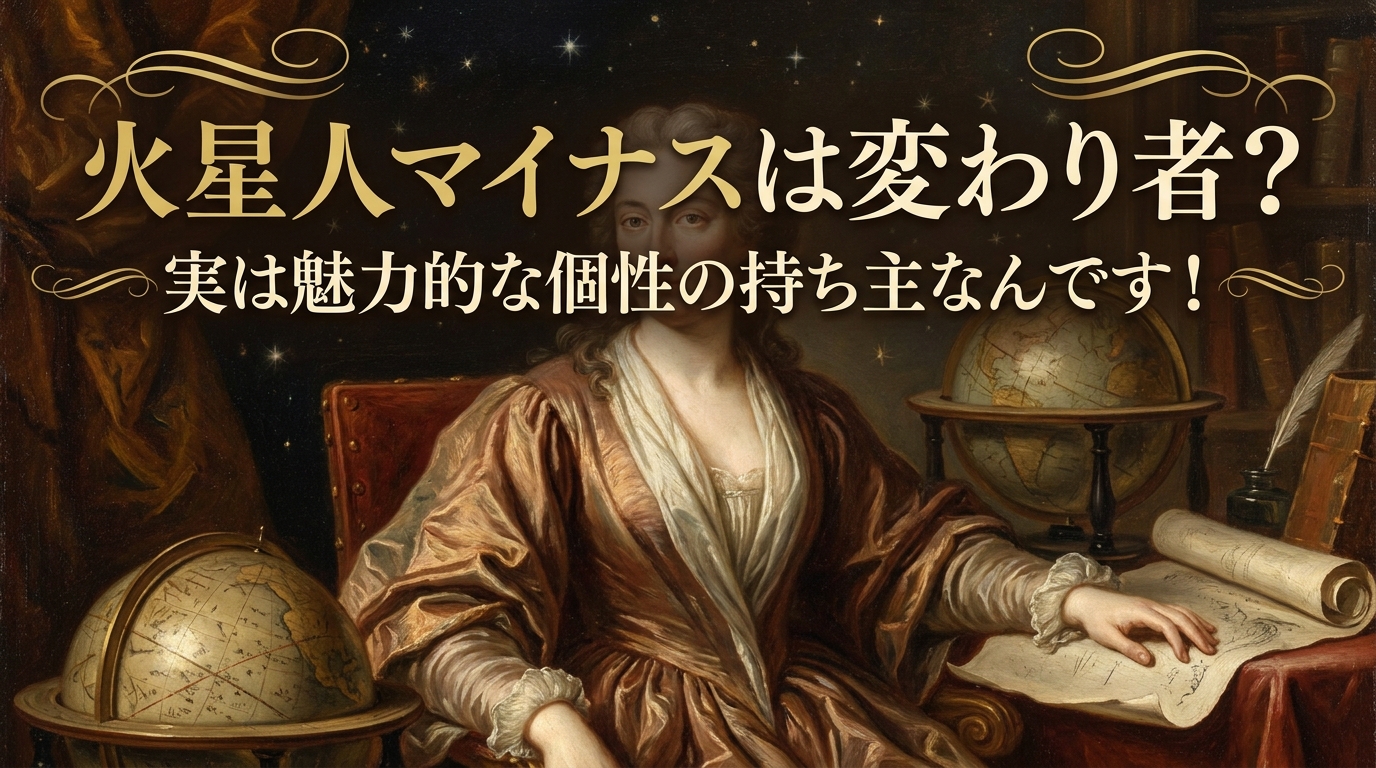 火星人マイナスは変わり者？実は魅力的な個性の持ち主なんです！