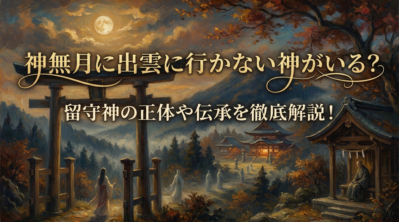 神無月に出雲に行かない神がいる？留守神の正体や伝承を徹底解説！