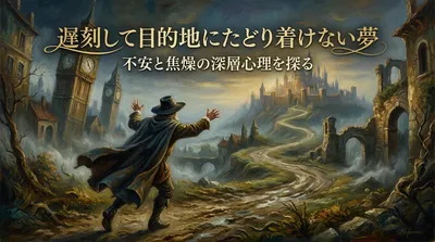 遅刻して目的地にたどり着けない夢の意味は？心理やシーン別の解釈をご紹介！