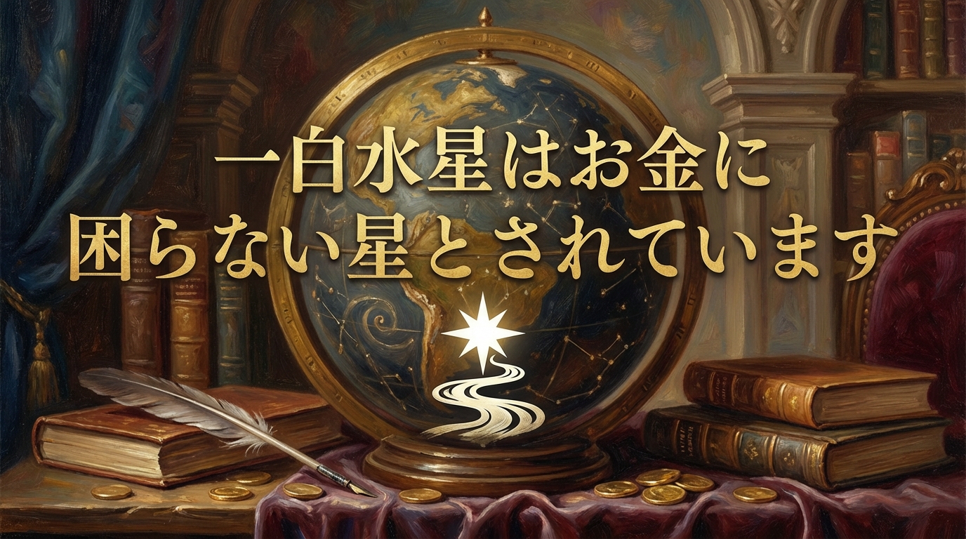 一白水星はお金に困らない星とされています