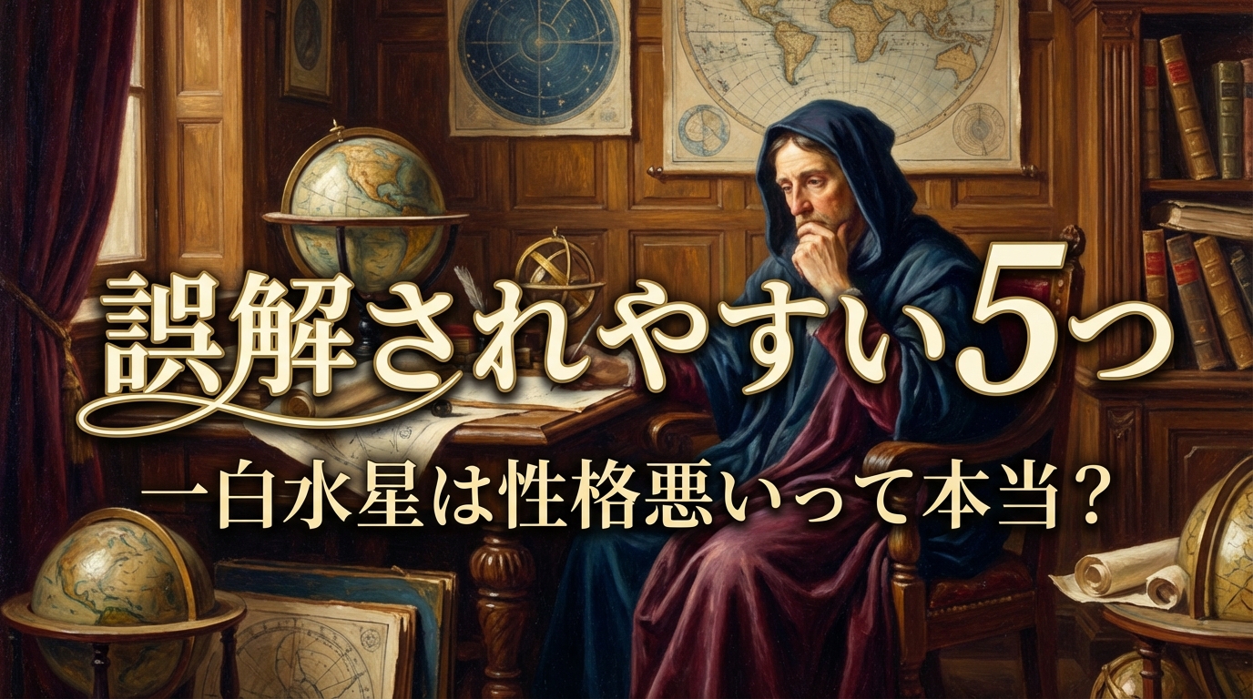 一白水星が「性格悪い」と言われるのは誤解によるもの