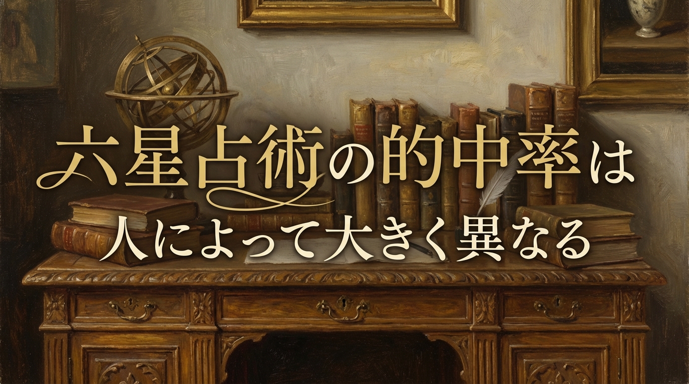 六星占術の的中率は人によって大きく異なる