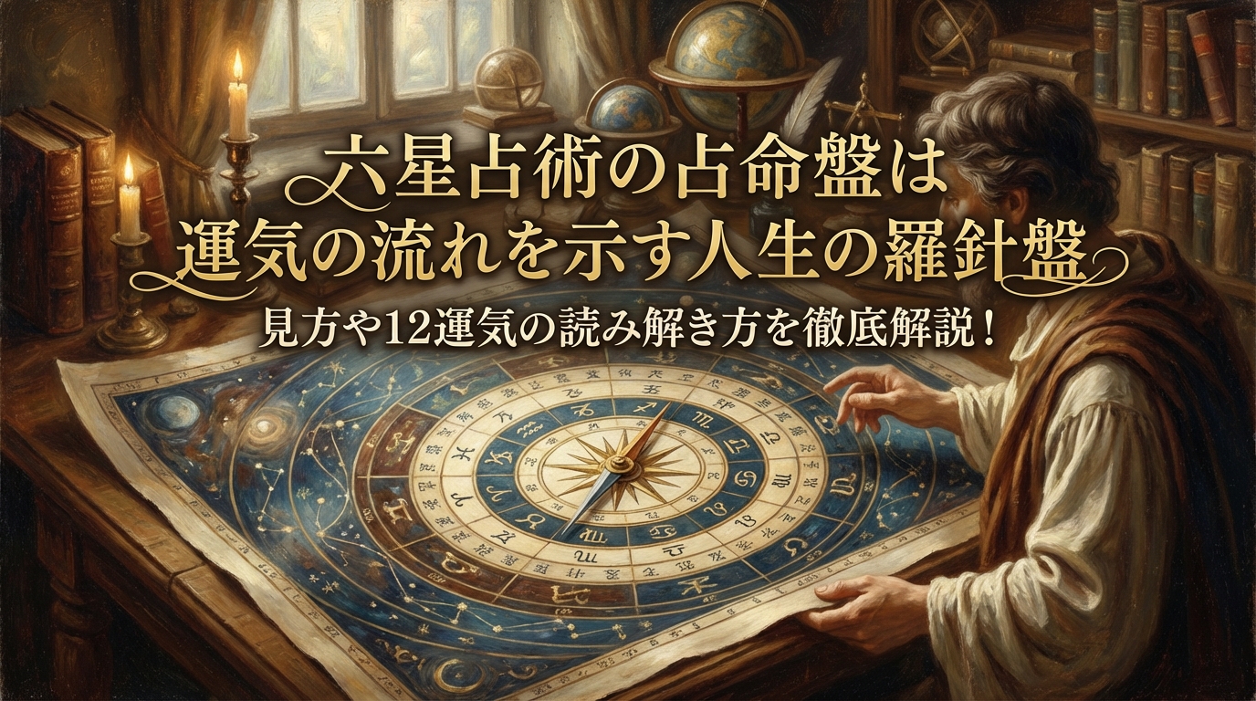 六星占術の占命盤は運気の流れを示す人生の羅針盤