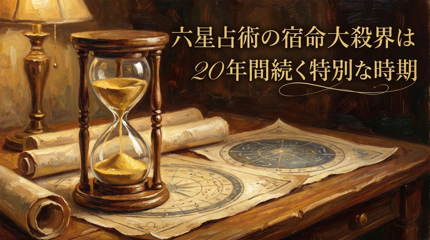 六星占術の宿命大殺界は20年間続く特別な時期