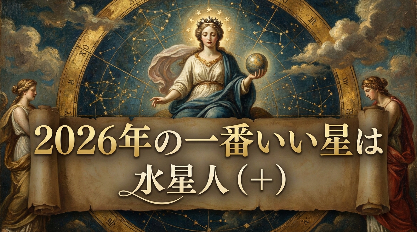 2026年の一番いい星は水星人（＋）
