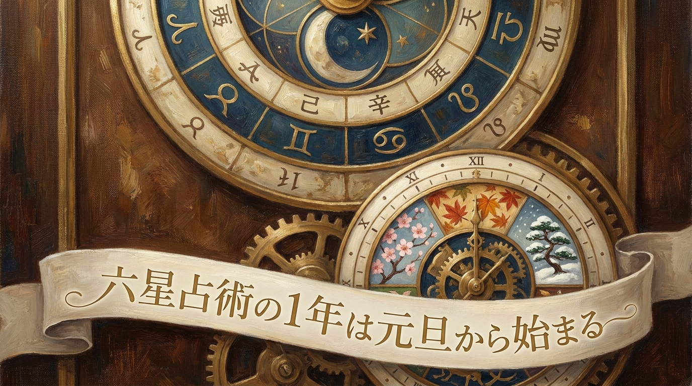六星占術の1年は元旦から始まる