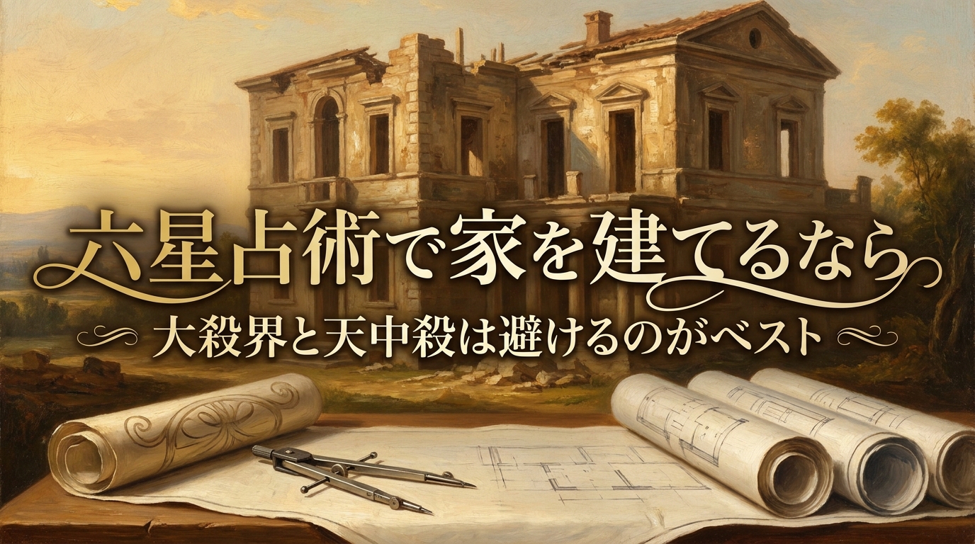 六星占術で家を建てるなら大殺界と天中殺は避けるのがベスト