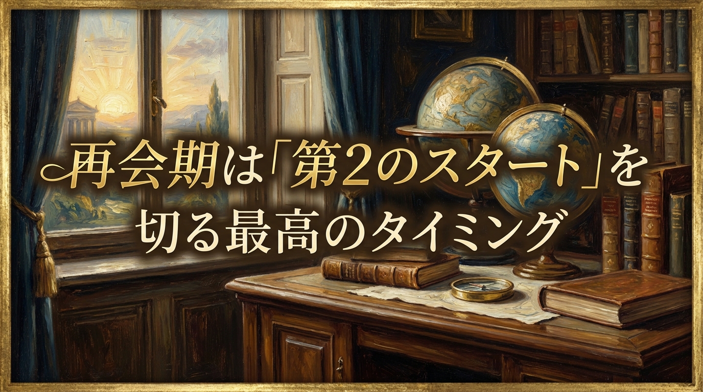 再会期は「第2のスタート」を切る最高のタイミング