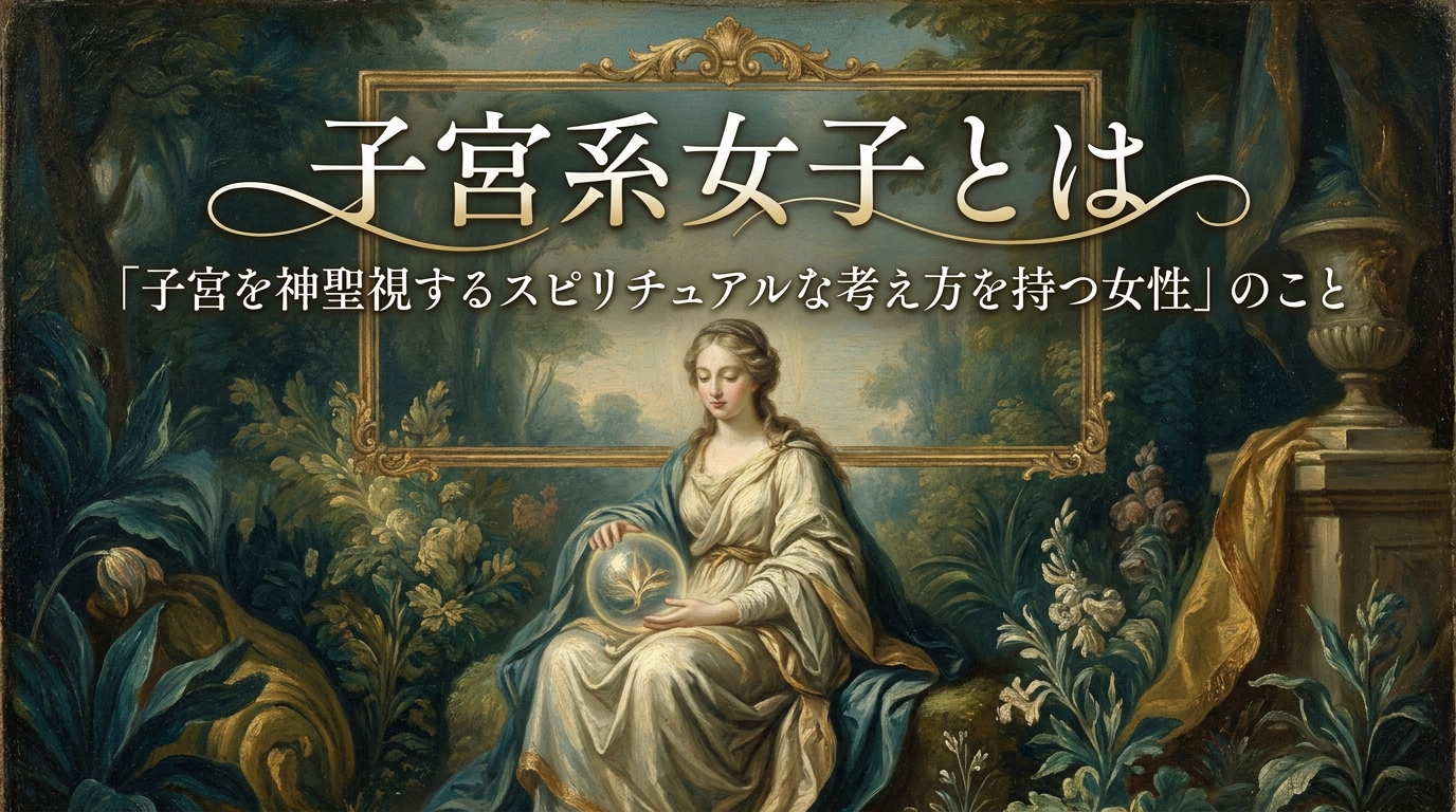 子宮系女子とは「子宮を神聖視するスピリチュアルな考え方を持つ女性」のこと