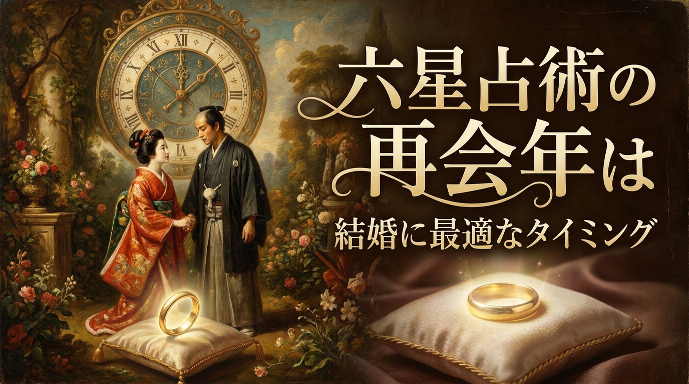六星占術の再会年は結婚に最適なタイミング