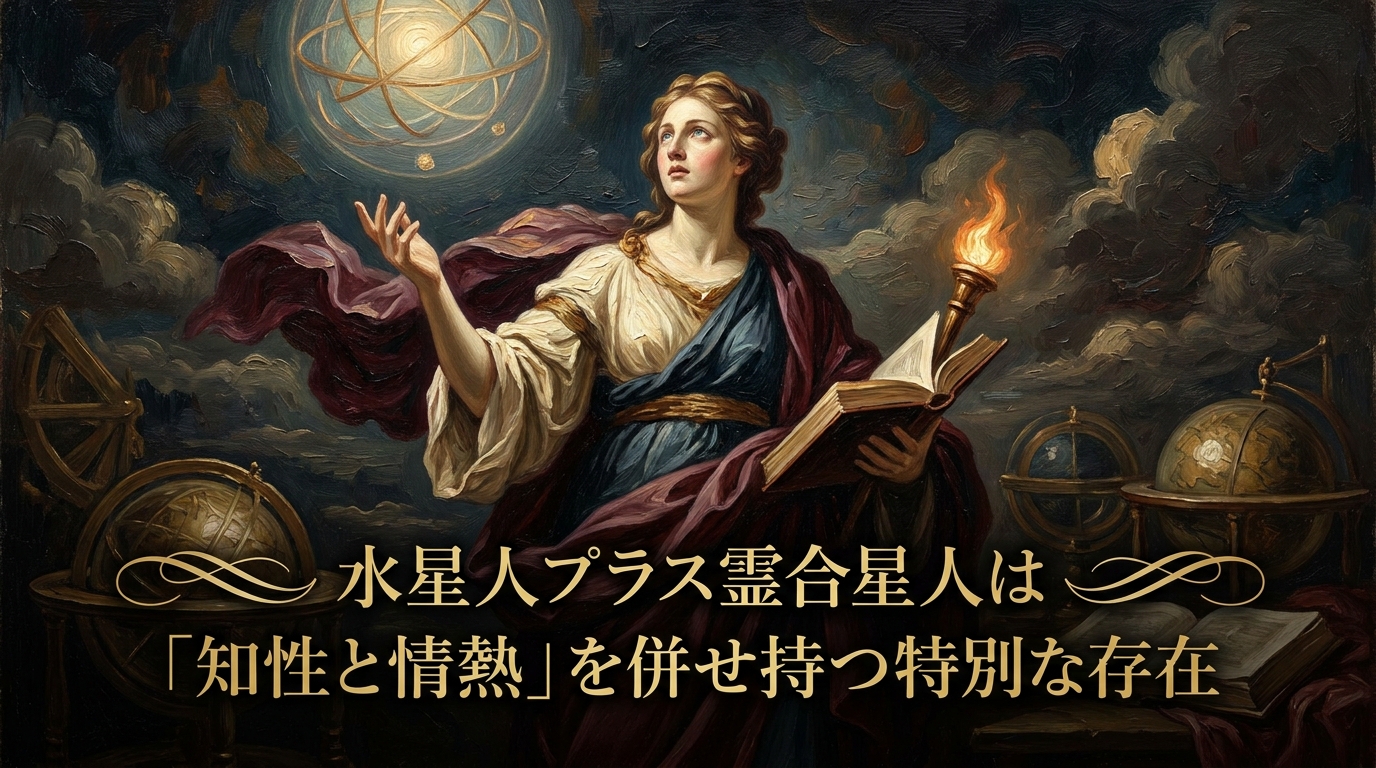 水星人プラス霊合星人は「知性と情熱」を併せ持つ特別な存在