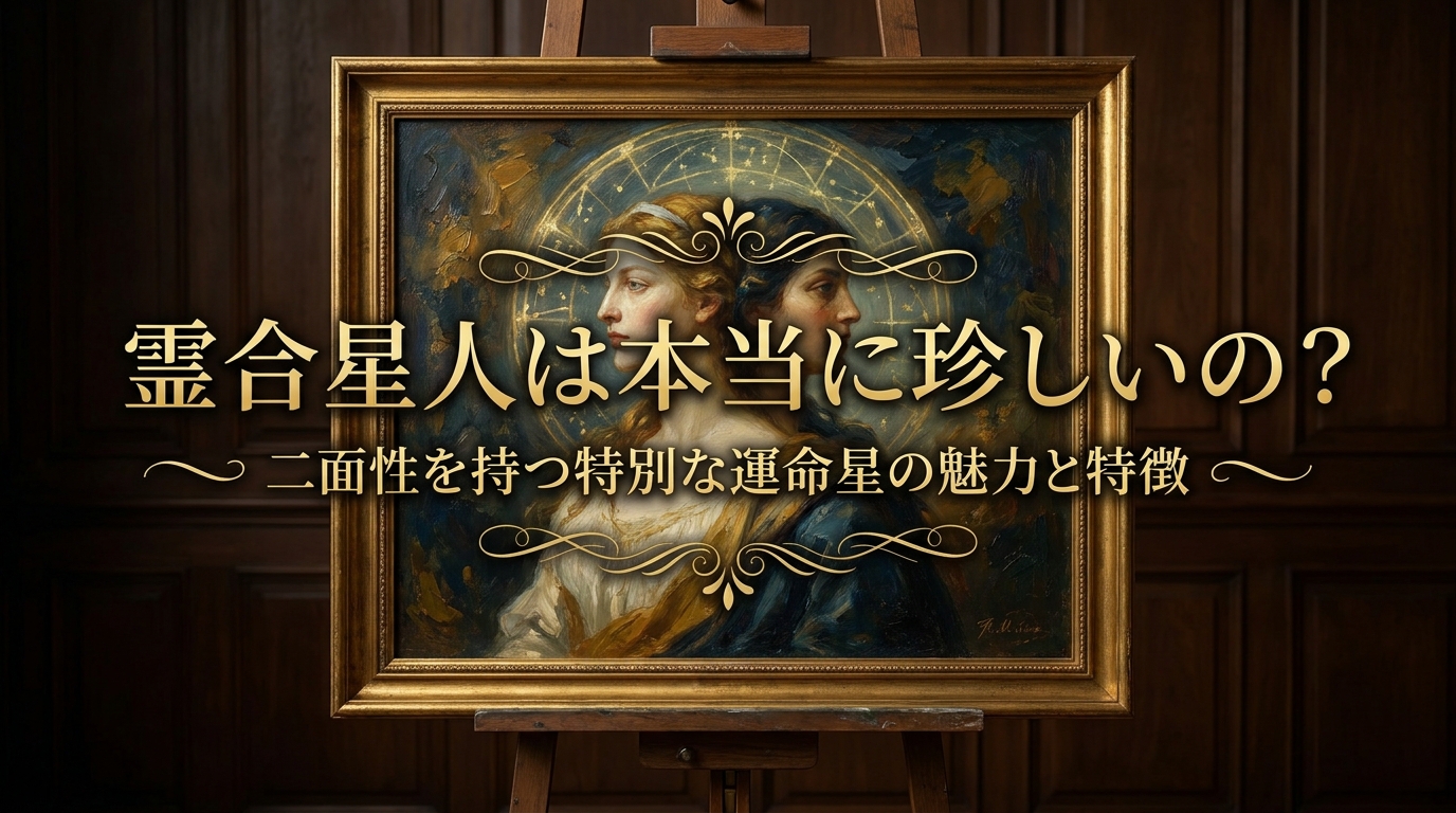 霊合星人は本当に珍しいの?