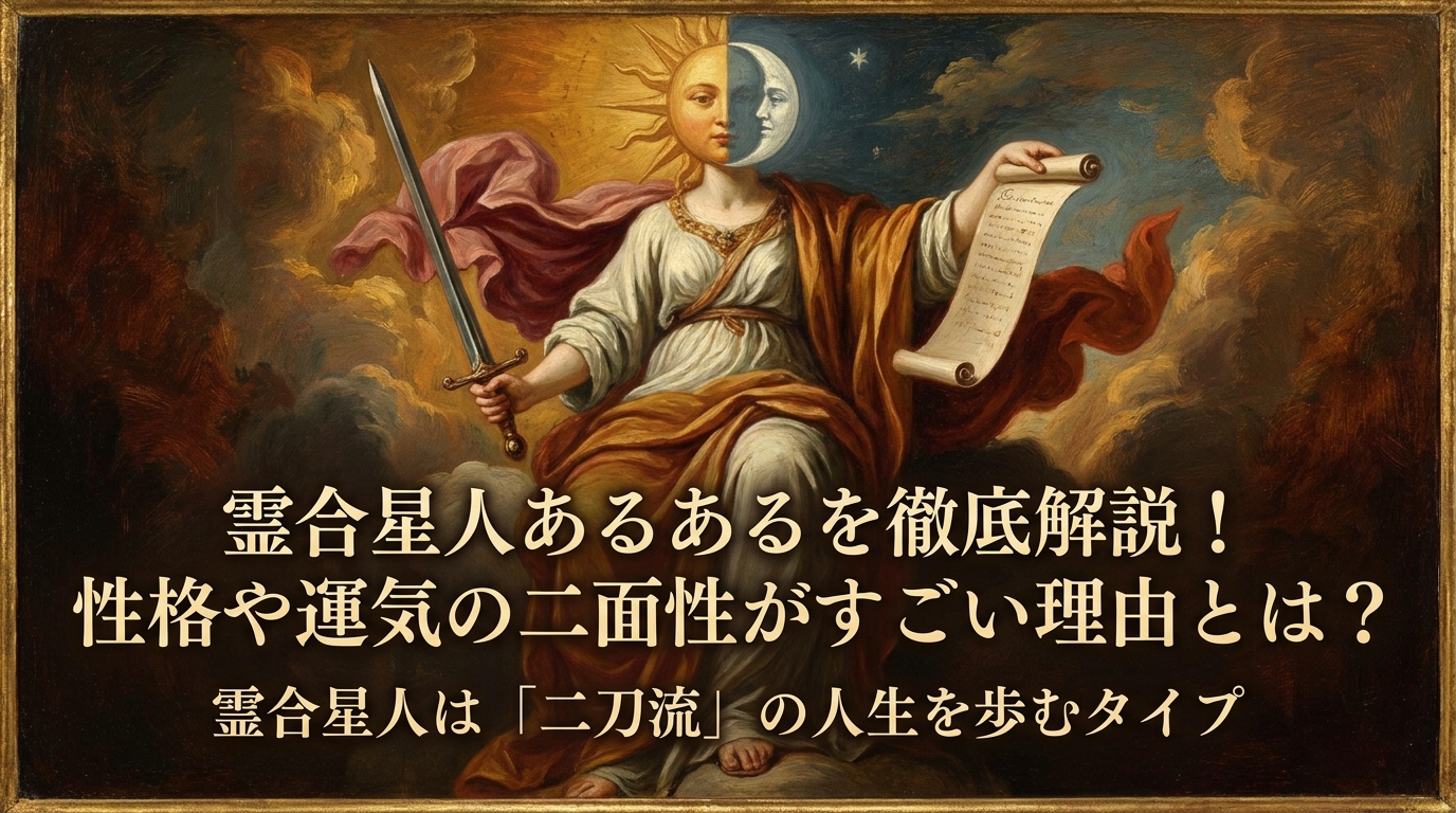 霊合星人は「二刀流」の人生を歩むタイプ