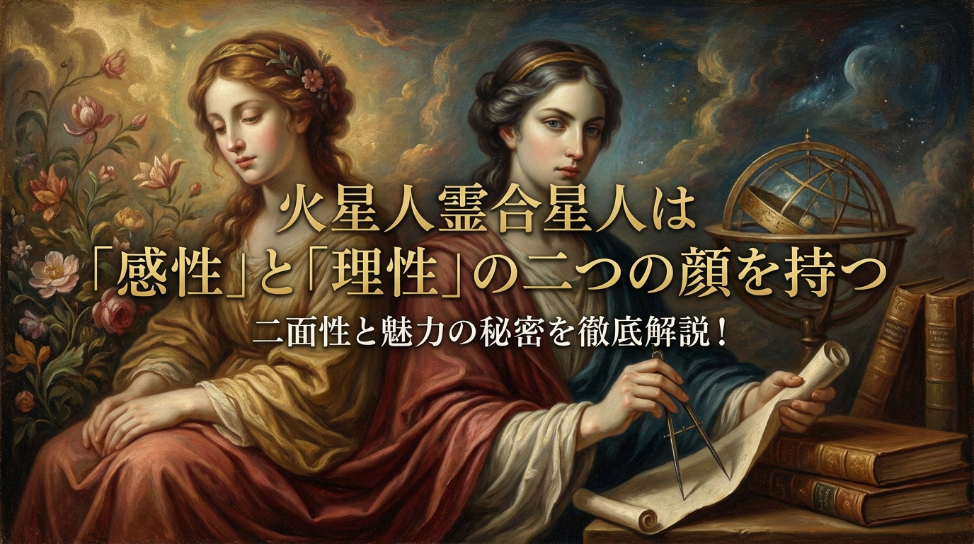 火星人霊合星人は「感性」と「理性」の二つの顔を持つ