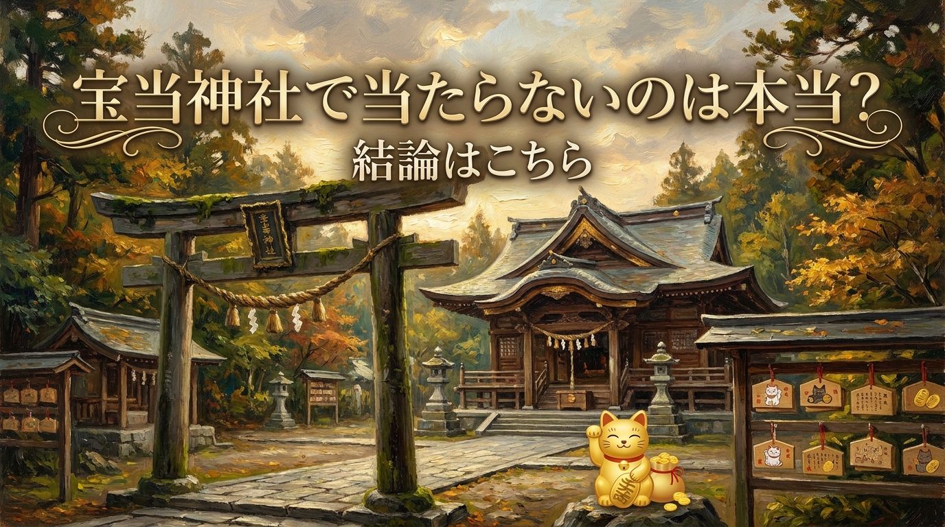 宝当神社で当たらないのは本当？結論はこちら