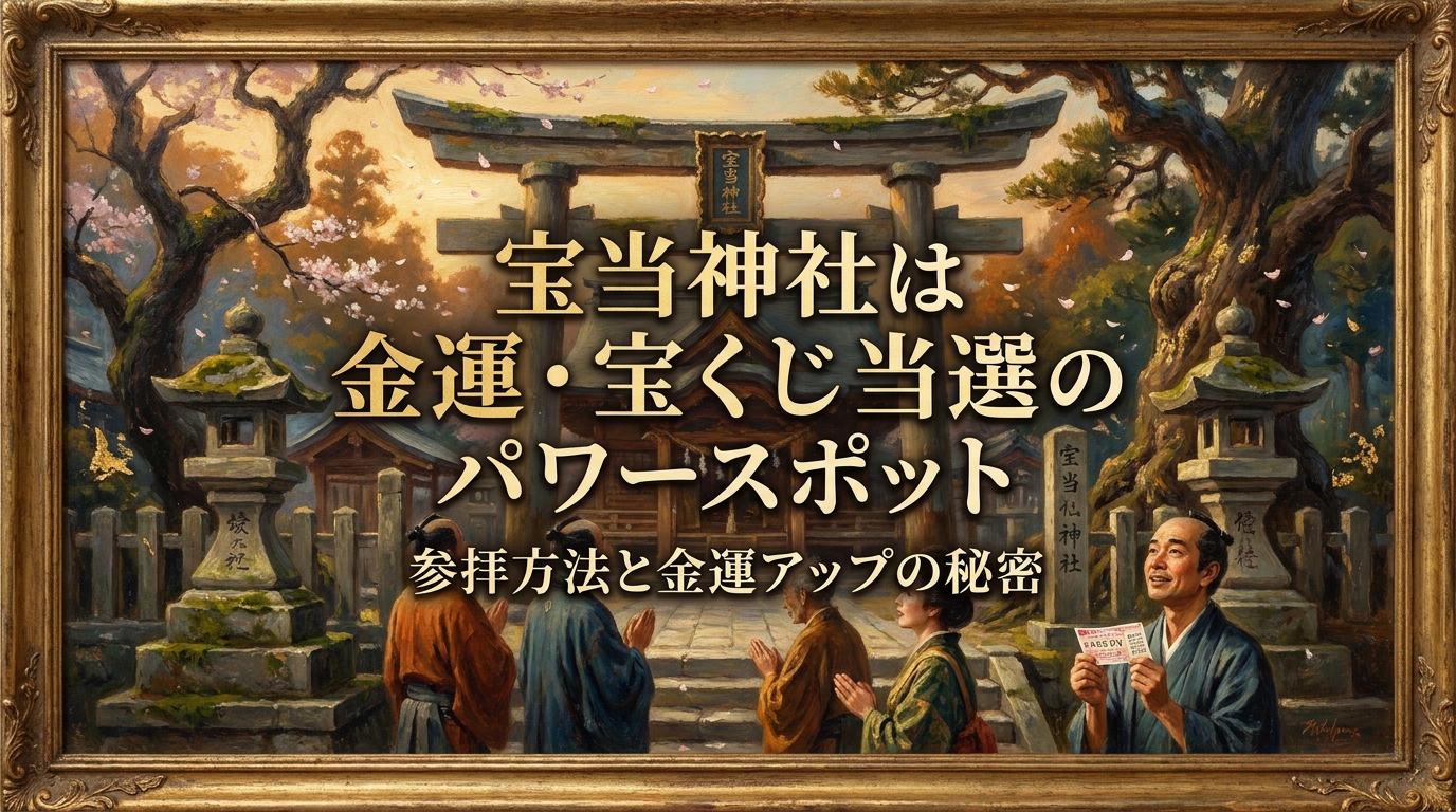宝当神社は金運・宝くじ当選のパワースポット