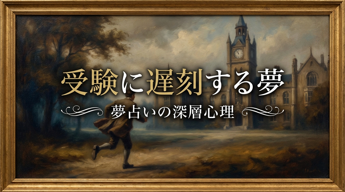 受験に遅刻する夢は準備不足への不安やプレッシャーを表しています